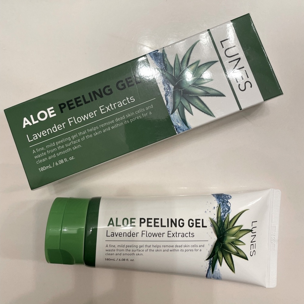 LUNES Aloe Peeling Gel 180ml / 6.08oz